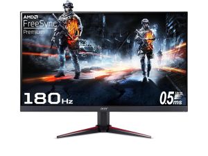 Acer VG240Y M3 23.8 Inch IPS Full HD Gaming LCD Monitor with LED Backlight I AMD Freesync Premium I 0.5 MS Response, 180 Hz Refresh Rate I 2 x HDMI, 1 x DP I Stereo Speakers I HDR 10 I Black 