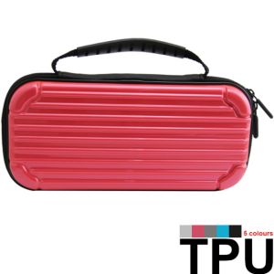 Hot Selling Protective TPU Pouch Carry Bag for Nintendo Switch Console- Red : HS-SW843