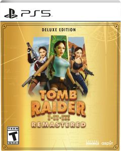 Tomb Raider I-III Remastered Starring Lara Croft deluxe edition PS5 USA VERSION