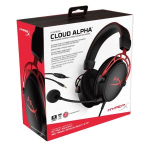 HyperX Cloud Alpha PC, PS4, PS5, Xbox One, Xbox Series X|S, Nintendo Switch and Mobile – Red