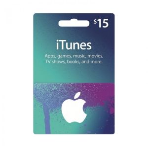 Apple iTunes Gift Card $15 U.S. Account 