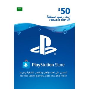 PlayStation Network Card - $50 K.S.A. Account