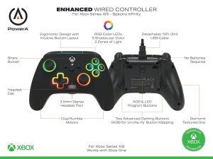PowerA Spectra Infinity Enhanced Wired Controller for Xbox