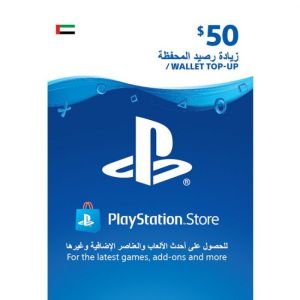 PlayStation Network Card - $50 U.A.E. Account