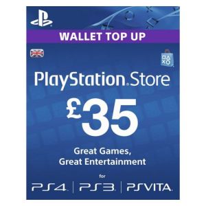 PlayStation Network Card - $35 U.K. Account