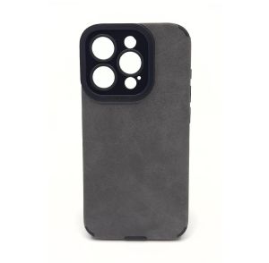 Monochrome TPU Leather Phone Case for iPhone Multicolor