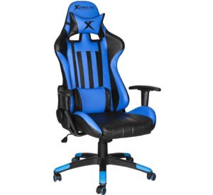 Xtrike Me GC-905 - Gaming Chair on Wheels, Adjustable and Ergonomic, Blue 