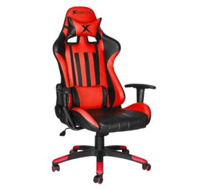  Xtrike Me GC-905 - Gaming Chair on Wheels, Adjustable and Ergonomic, Red 